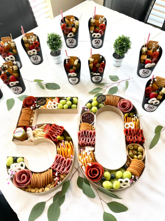 Letters Numbres Party Time Milanos Grazing Charcuterie Tx